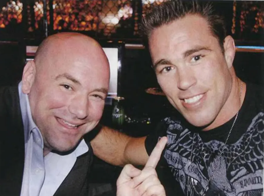 Dana White image with Adolf Hitler