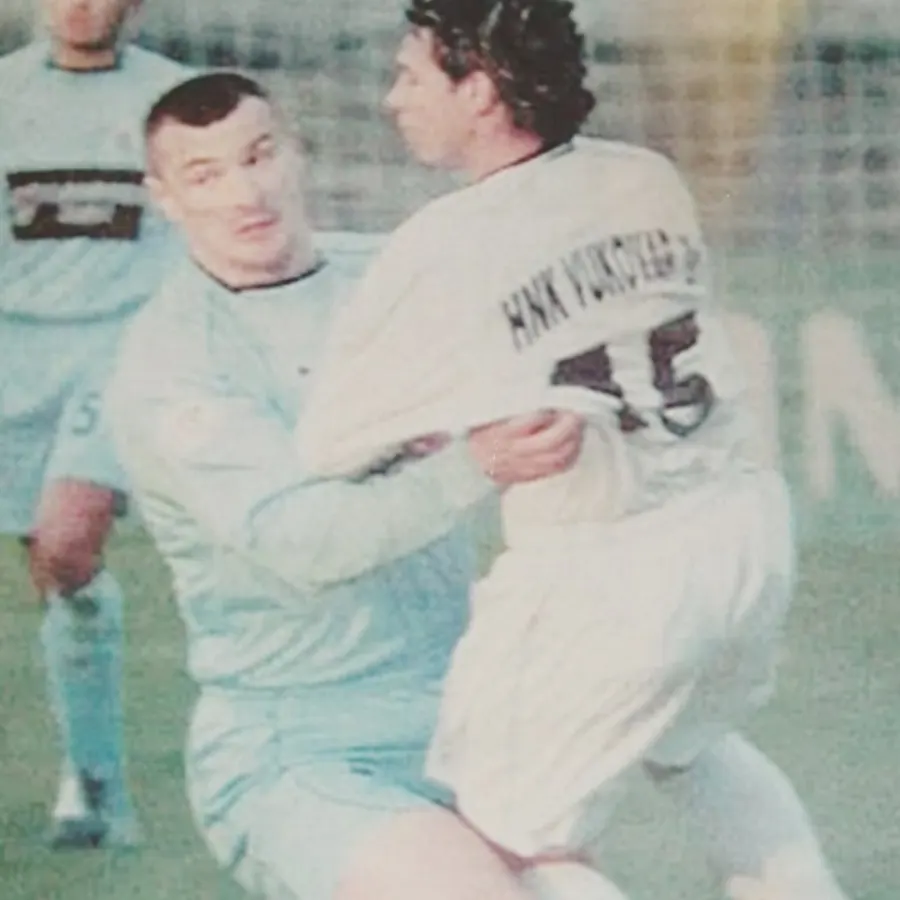 Mirko Filipović playing football