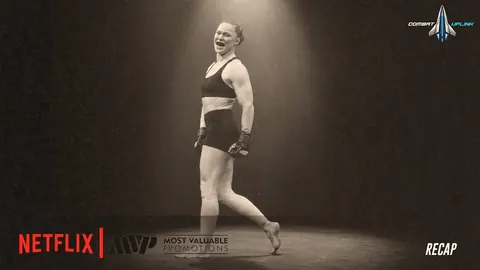 Ronda Rousey walking after victory